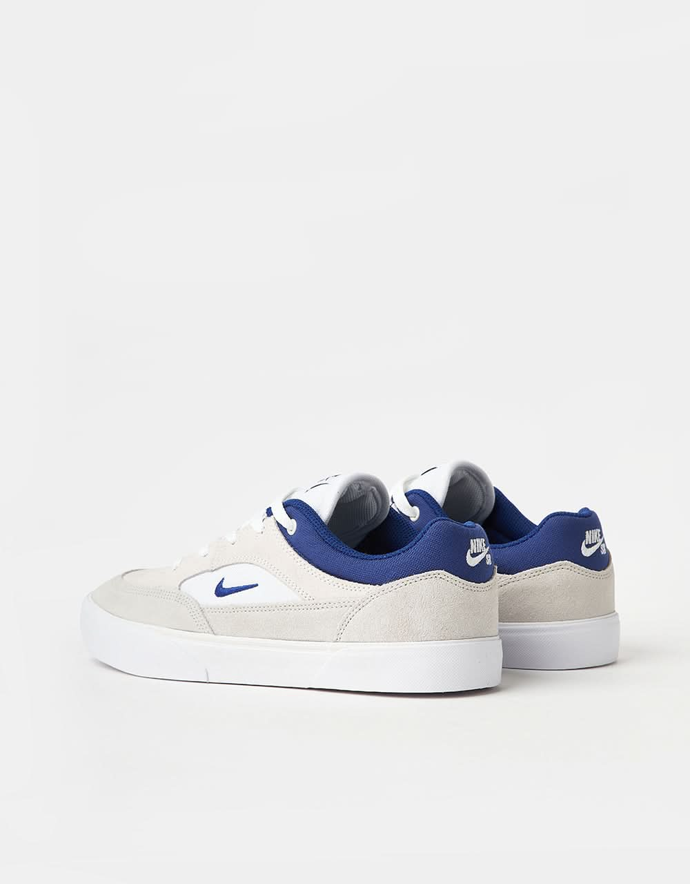 Scarpe da skate Nike SB Malor - Bianco/Blu Royal Profondo-Tinta Platino