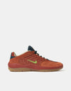 Nike SB Vertebrae TE Zapatos de skate - Rojo oscuro/Pera-Naranja desierto