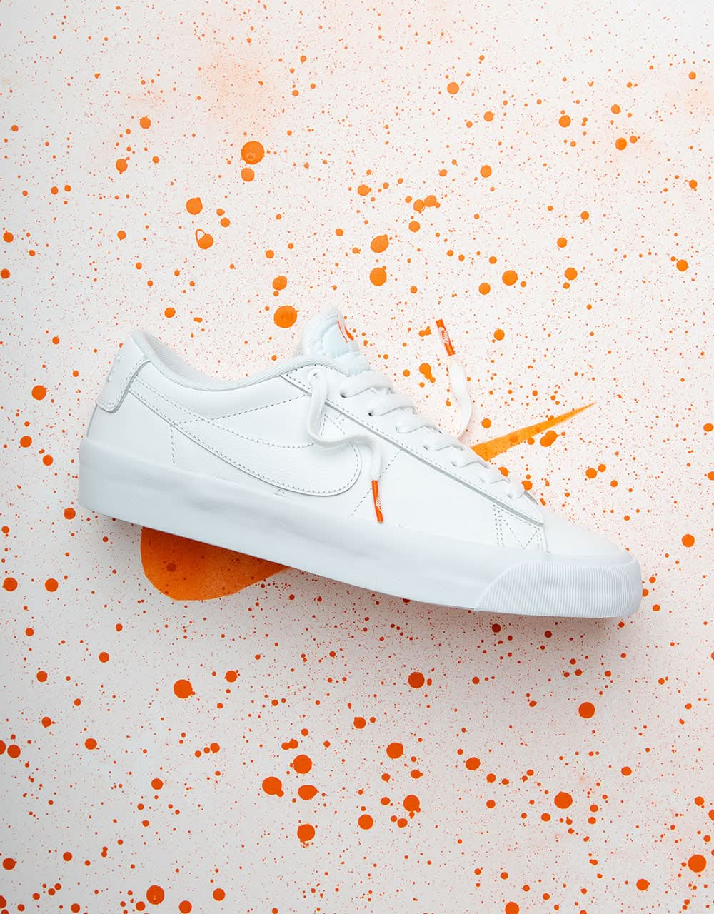 Scarpe da skate Nike SB 'Orange Label' Zoom Blazer Low Pro GT ISO - Bianco/Bianco-Bianco-Bianco