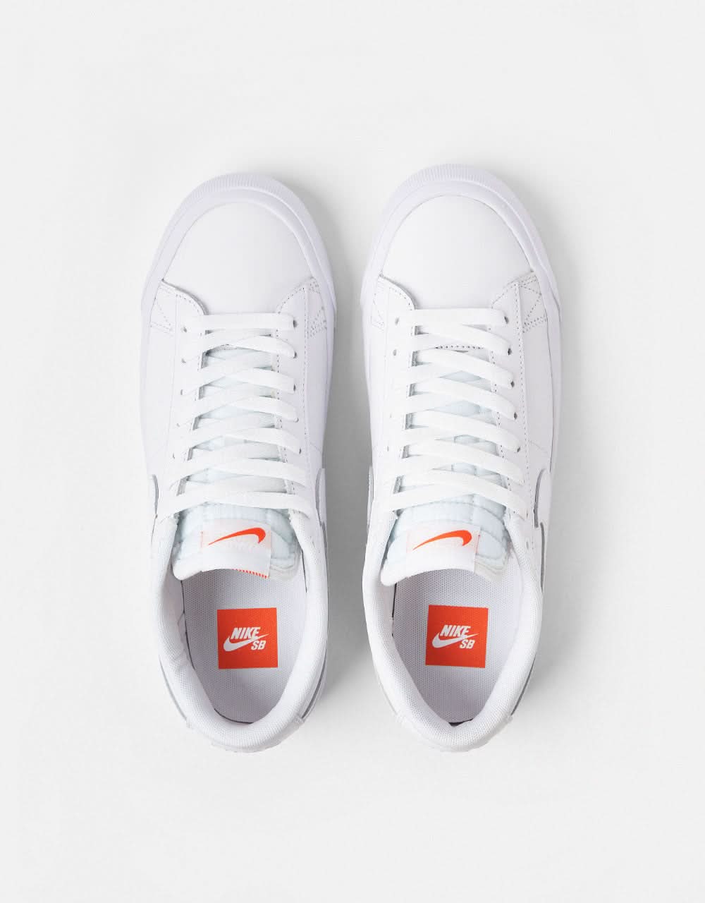 Nike SB 'Orange Label' Zoom Blazer Low Pro GT ISO zapatos de skate - Blanco/Blanco-Blanco-Blanco