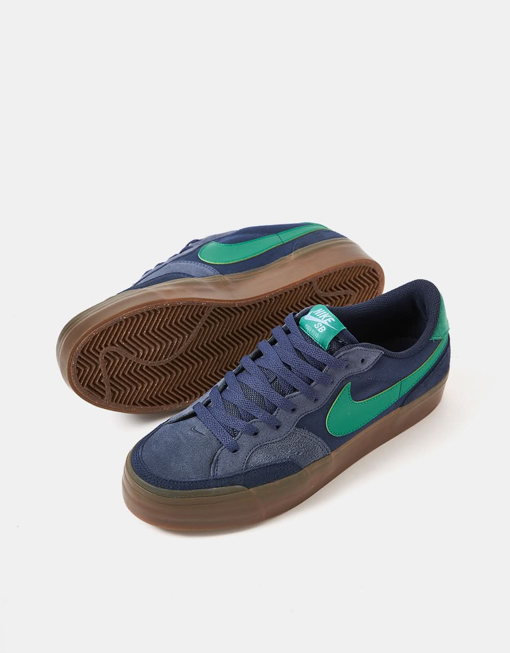 Nike SB Zoom Pogo Plus Chaussures de skate - Bleu nuit/Malachite-Obsidienne