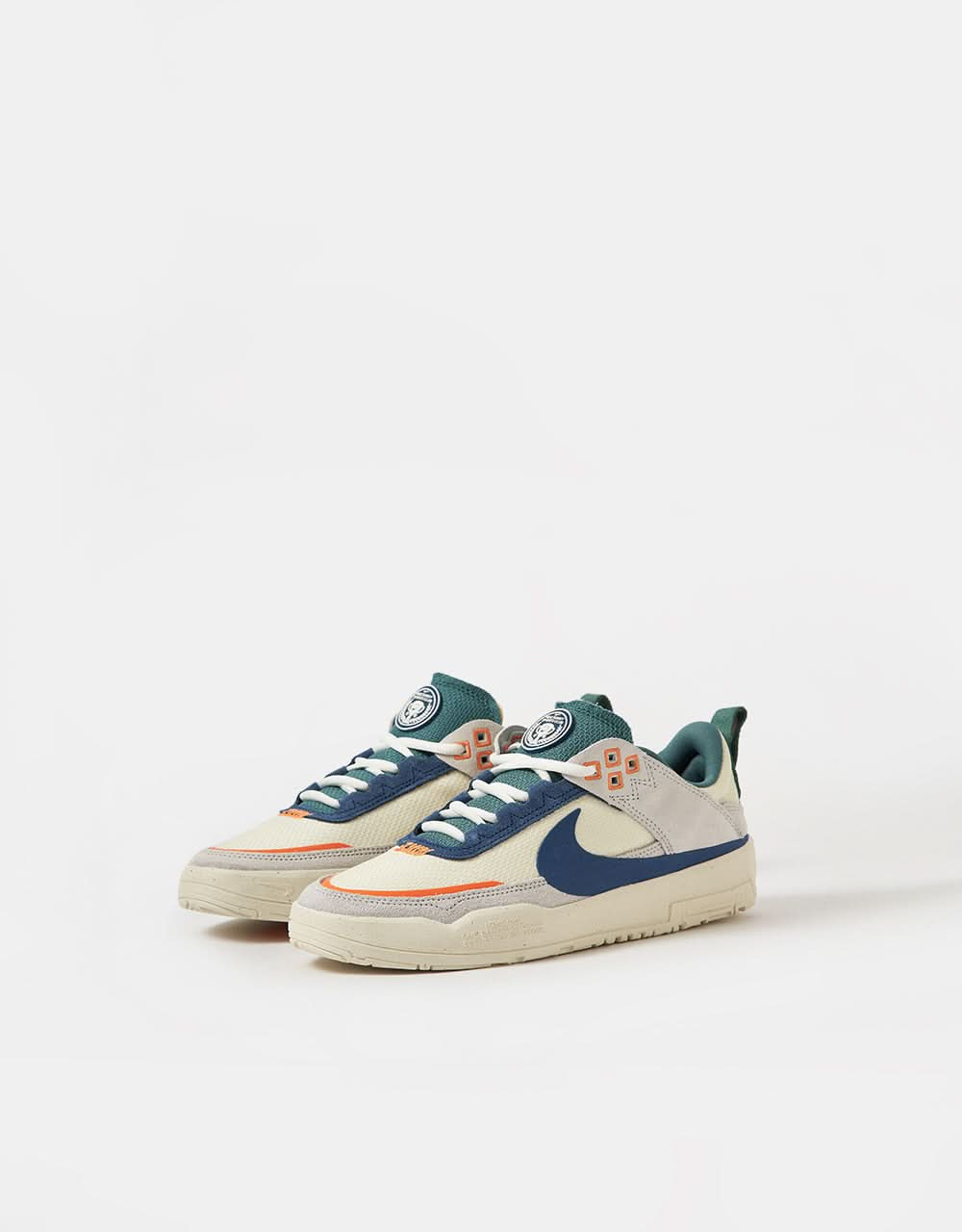 Nike SB Day One GS Chaussures de skate pour enfants - Sail/Court Blue-Coconut Milk-Photon Dust