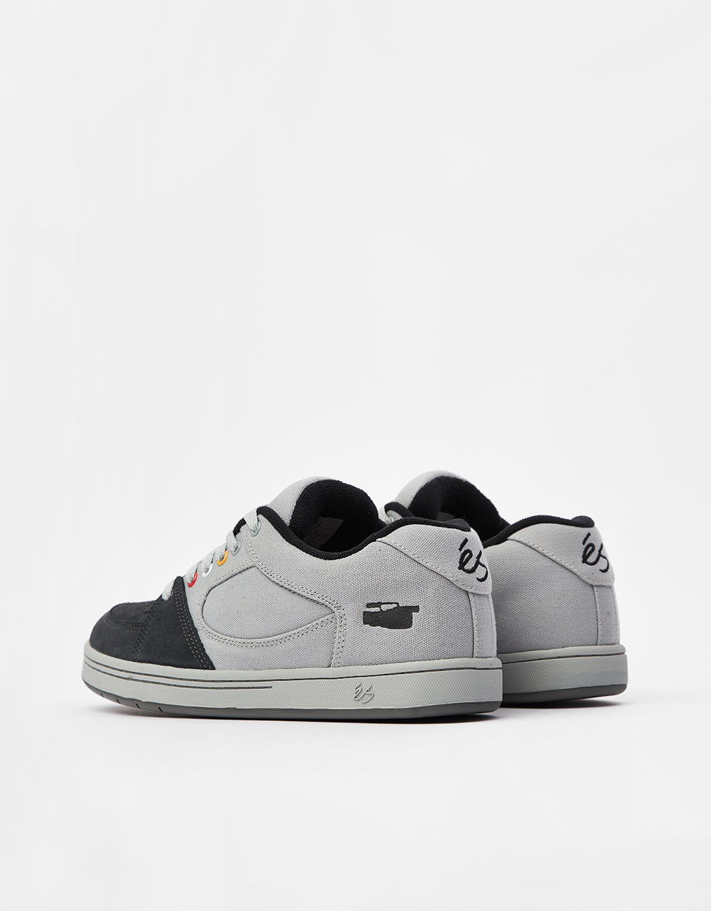 éS Accel OG Skate Shoes - Dark Grey/Light Grey