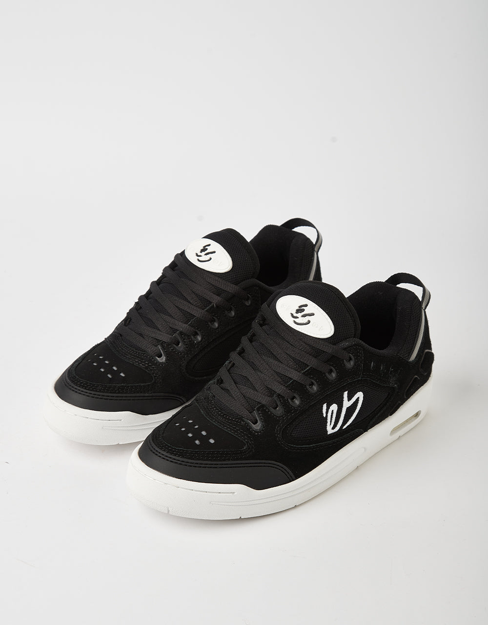 éS Creager Skate Shoes - Black/White/White