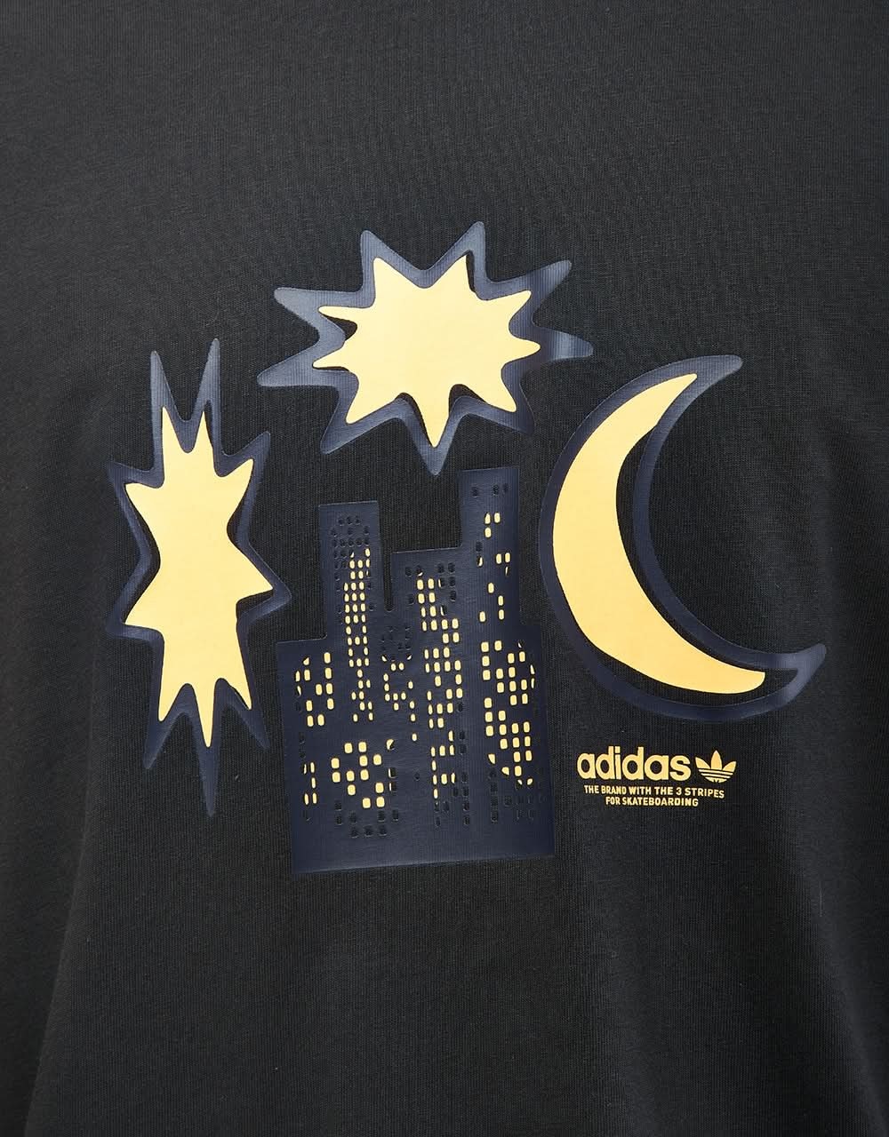 Adidas Nightvision T-Shirt - Black/Legend Ink/Hazy Orange