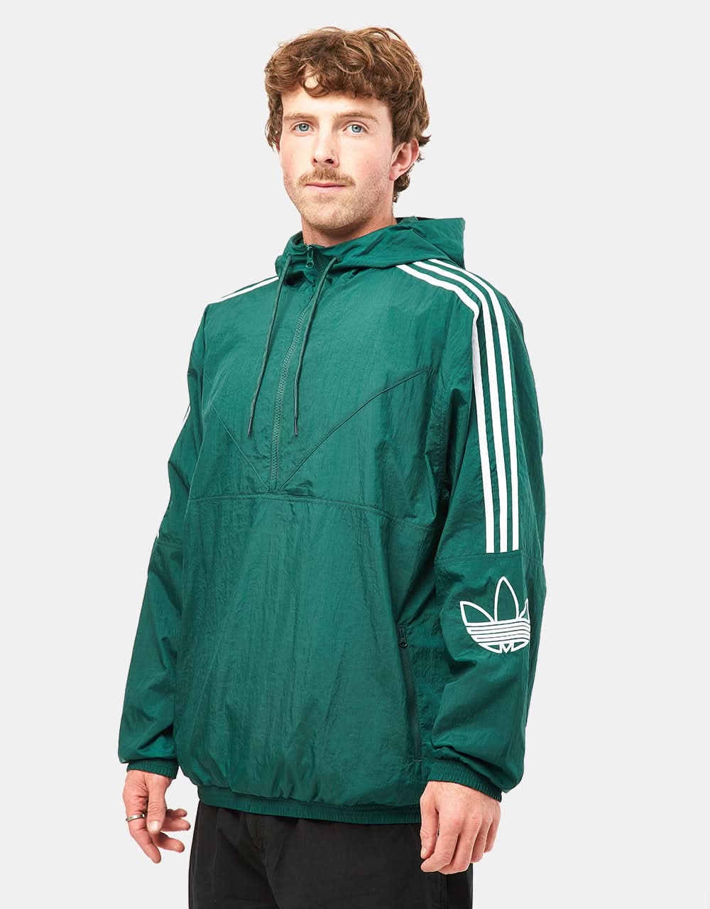 Adidas Anorak Jacket - Collegiate Green