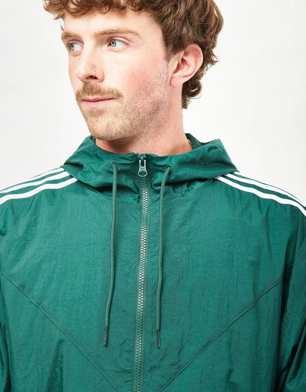 Adidas Anorak Jacket - Collegiate Green