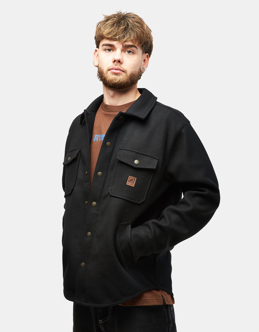 Brixton Durham Felted Stretch Jacket - Black