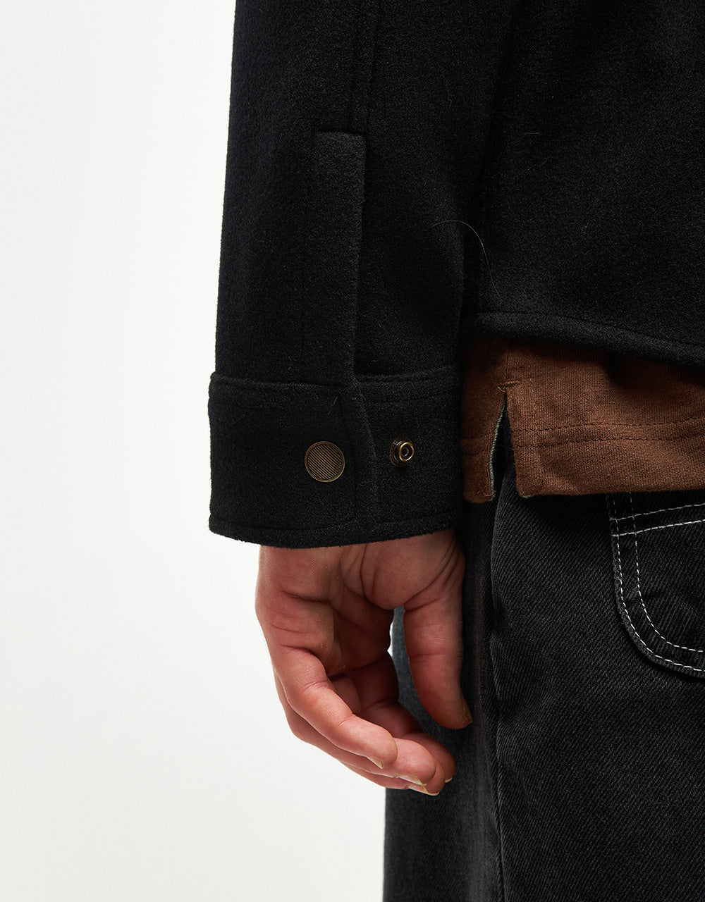 Brixton Durham Felted Stretch Jacket - Black