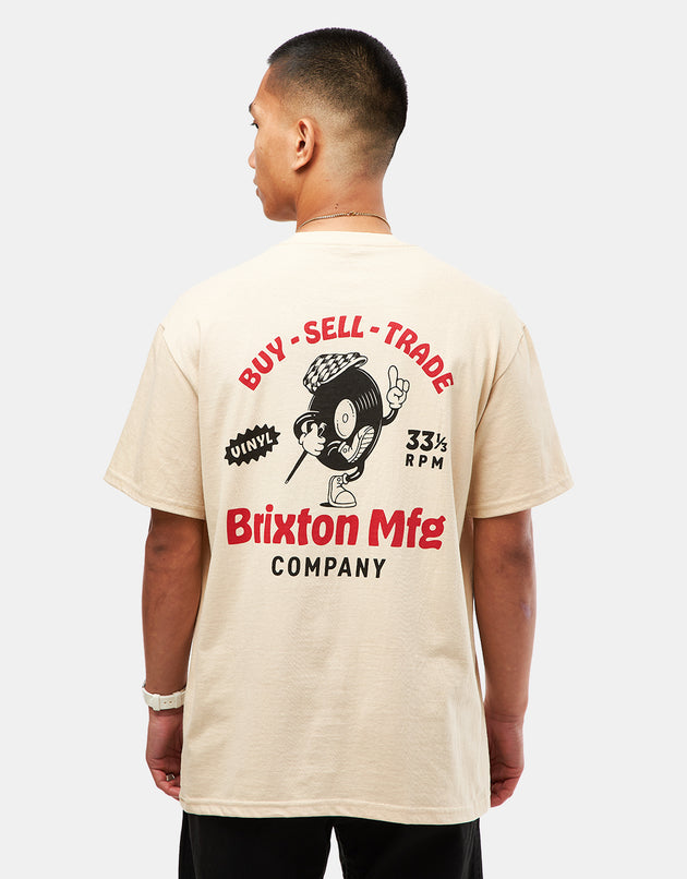 Camiseta Brixton Rhythmic - Crema