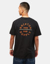 T-Shirt Brixton Oath V - Noir/Rouille/Sable