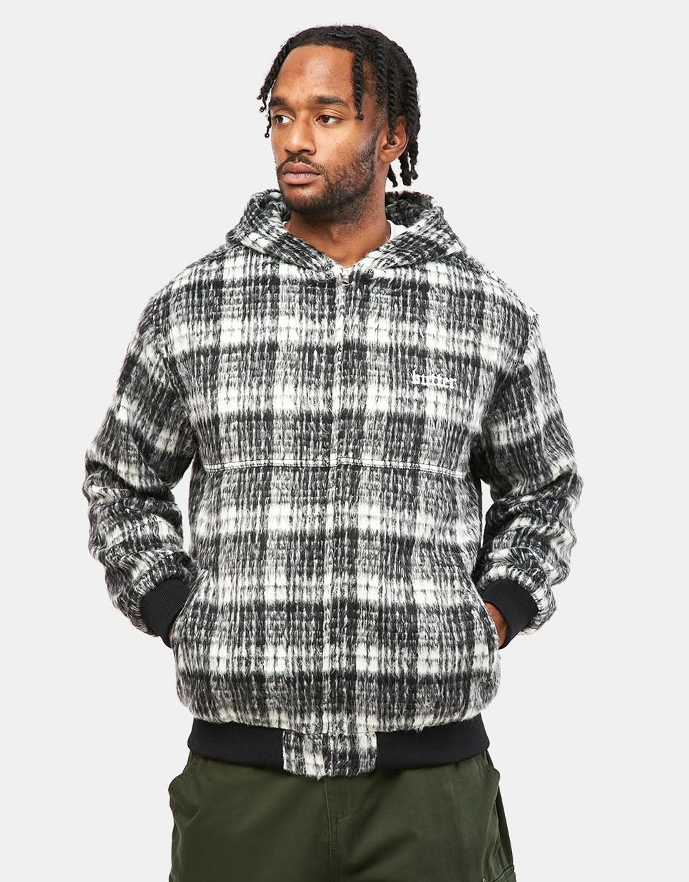 Butter Goods Heavy Plaid Work Jacket - Black/White