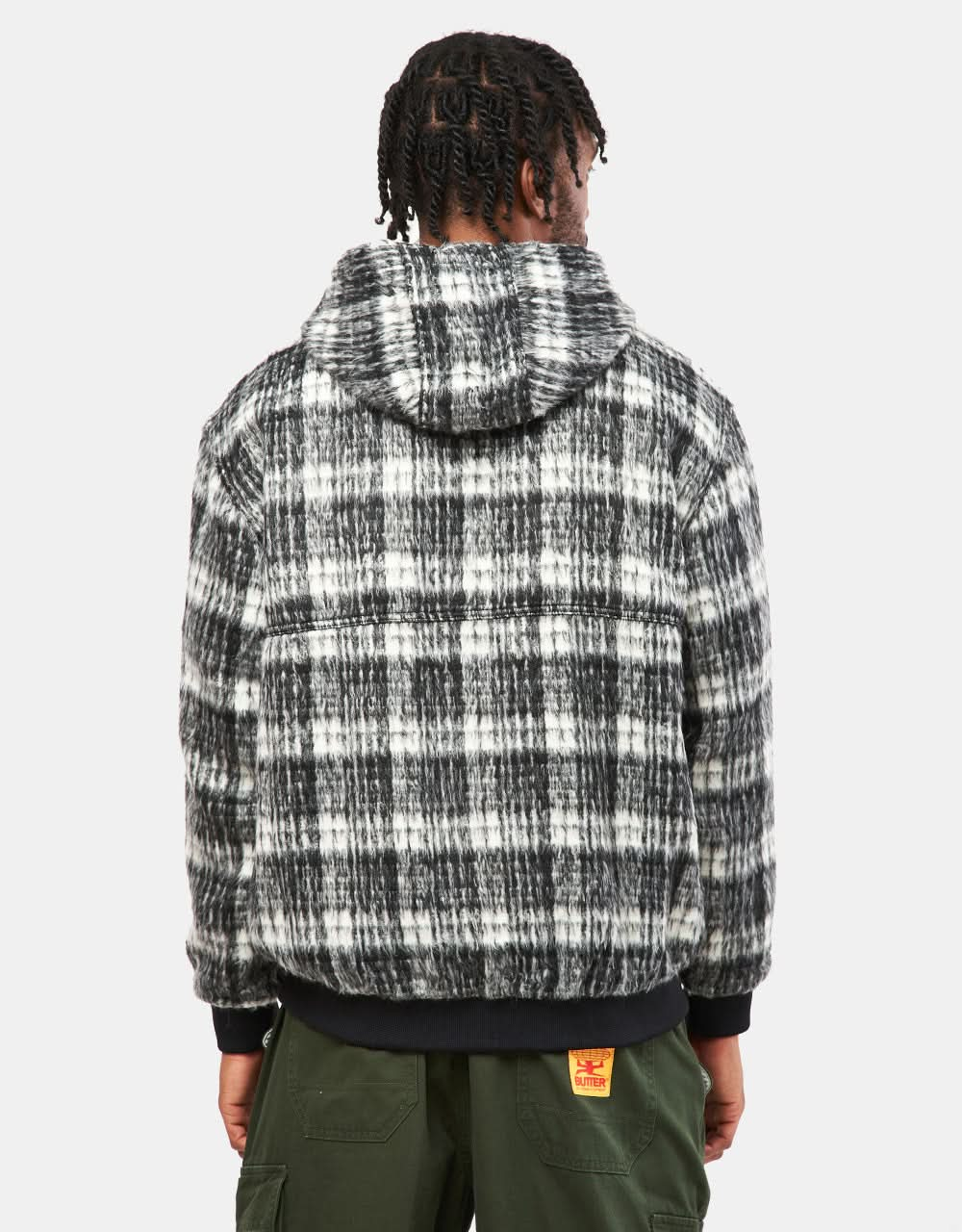 Butter Goods Heavy Plaid Work Jacket - Black/White