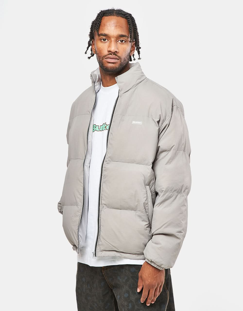 Butter Goods Endure Puffer Jacket - Grey