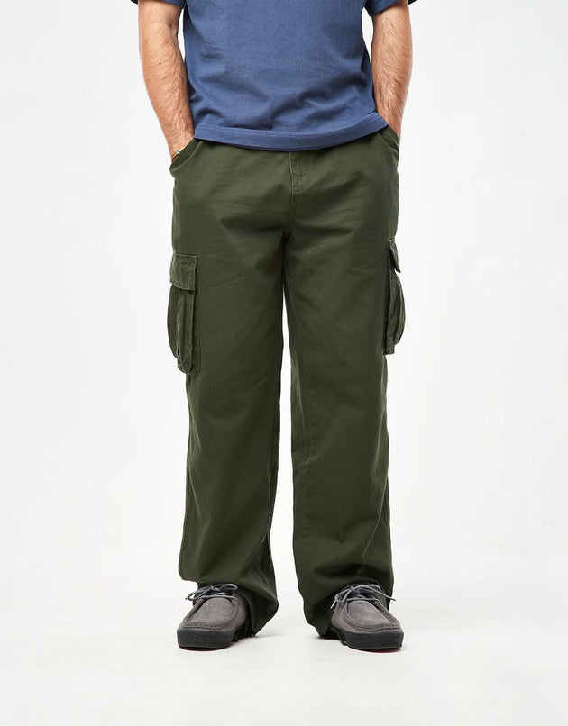 Butter Goods Field Cargo Pant - Forest Green