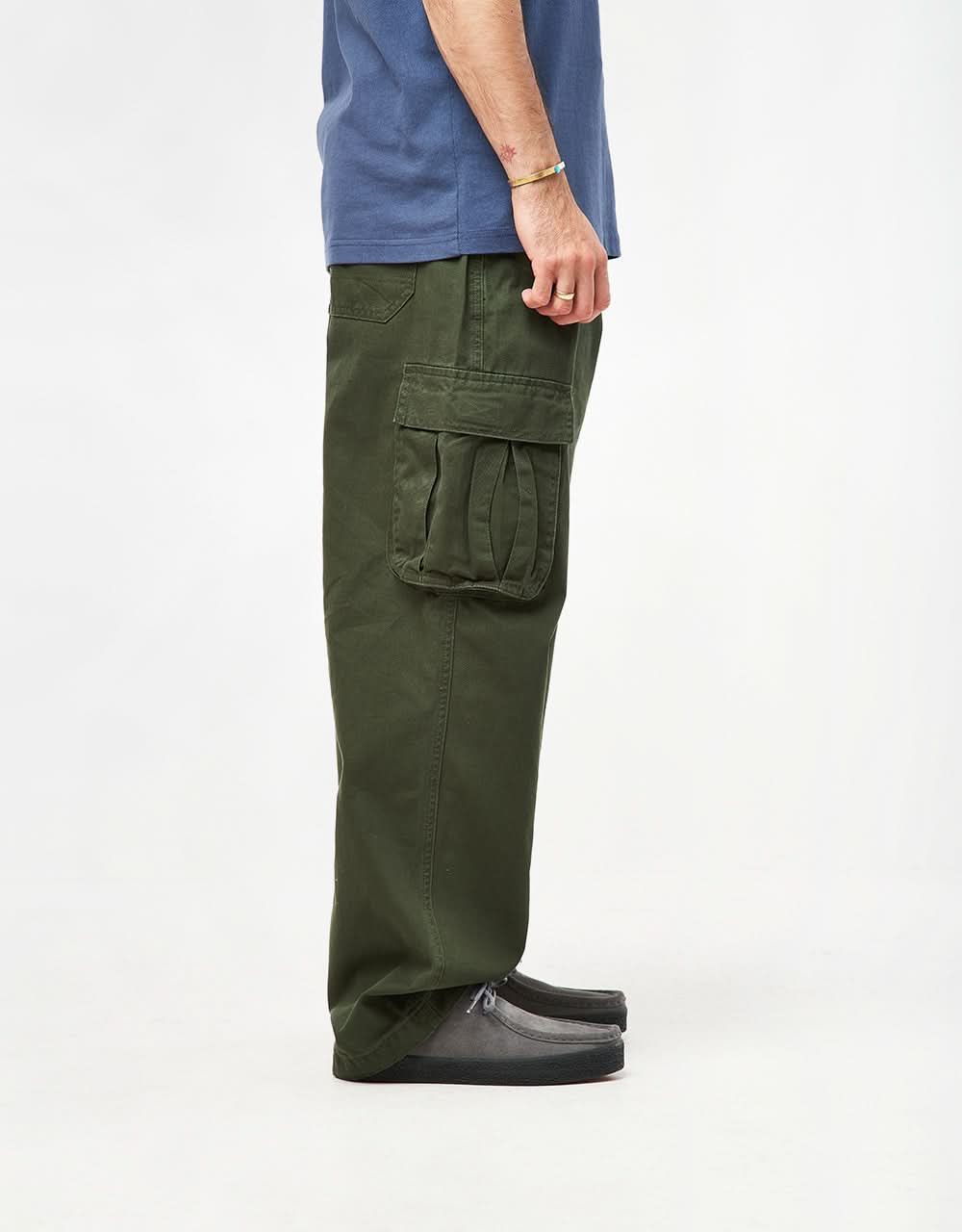 Pantalon Cargo Butter Goods Field - Vert Forêt