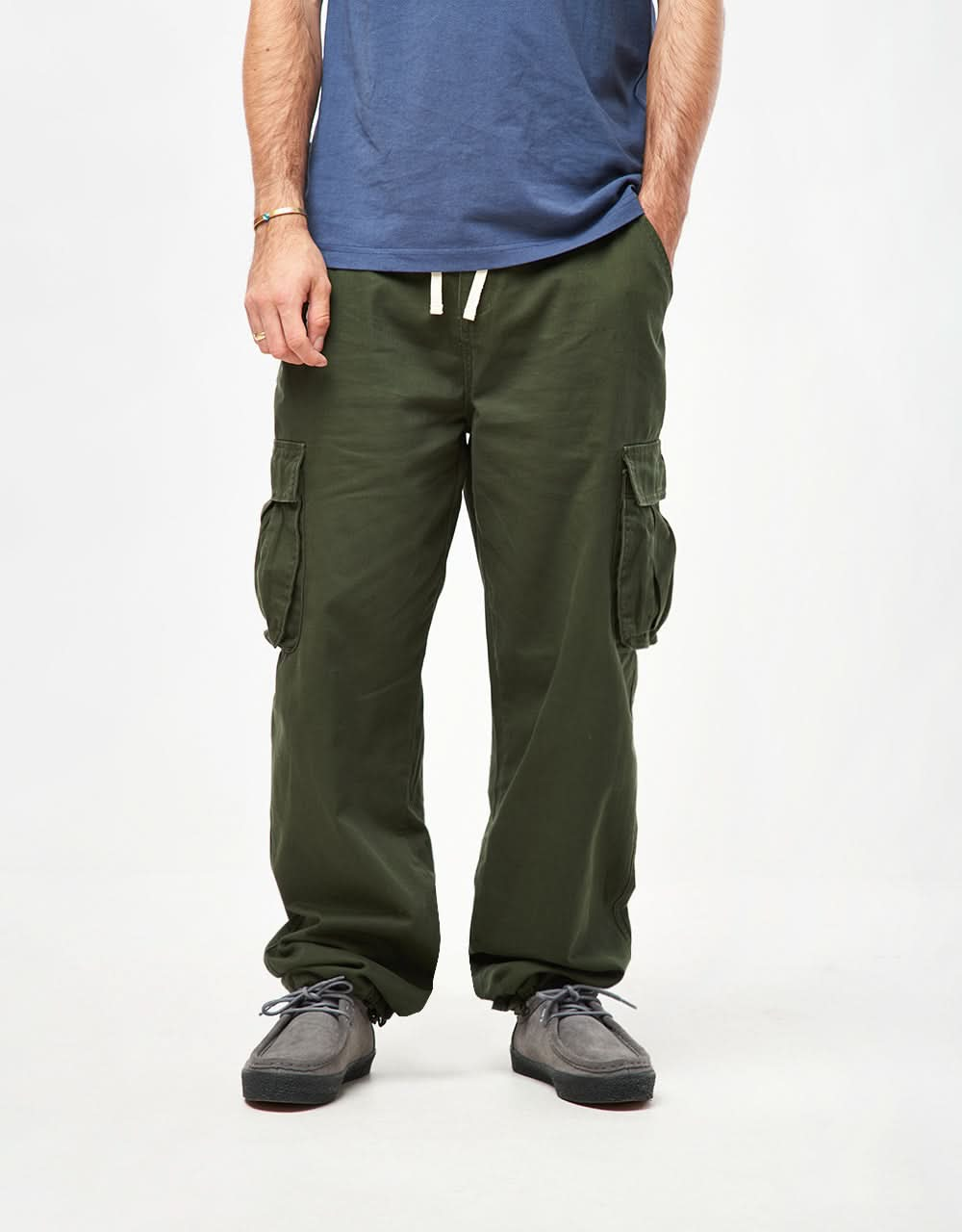 Pantalon Cargo Butter Goods Field - Vert Forêt