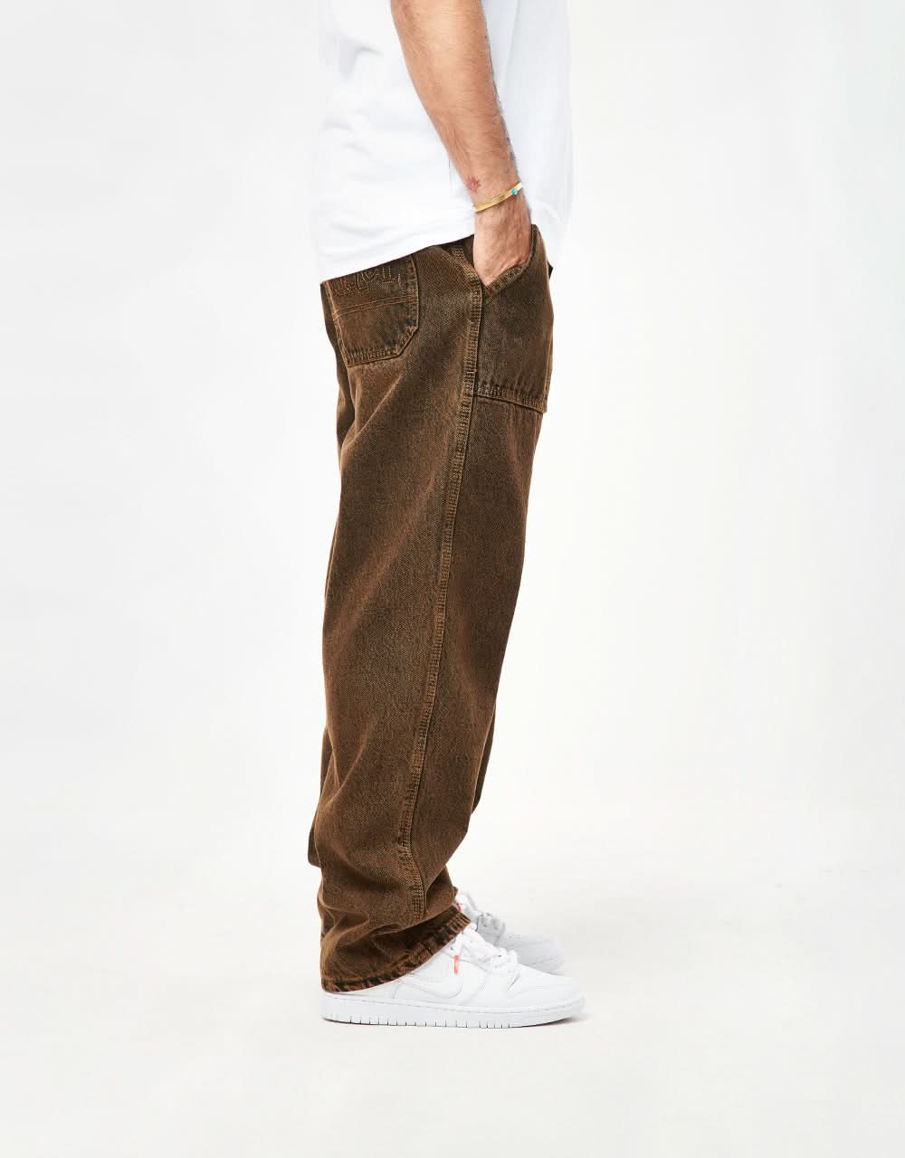 Butter Goods Breakdown Relaxed Denim Jean - Acid Wash Brown