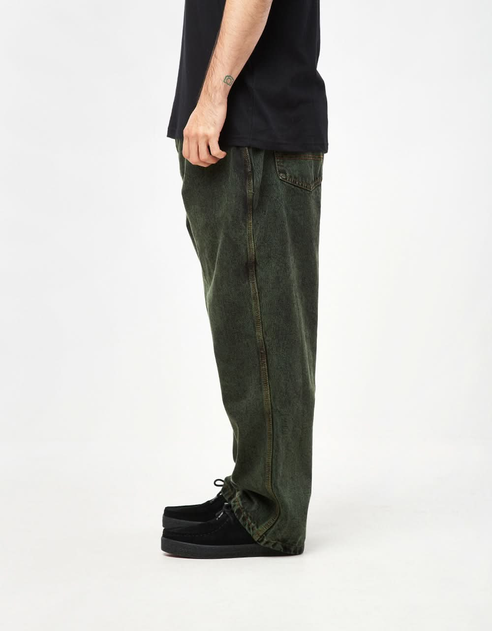 Butter Goods Lock Baggy Denim Jean - Washed Ivy