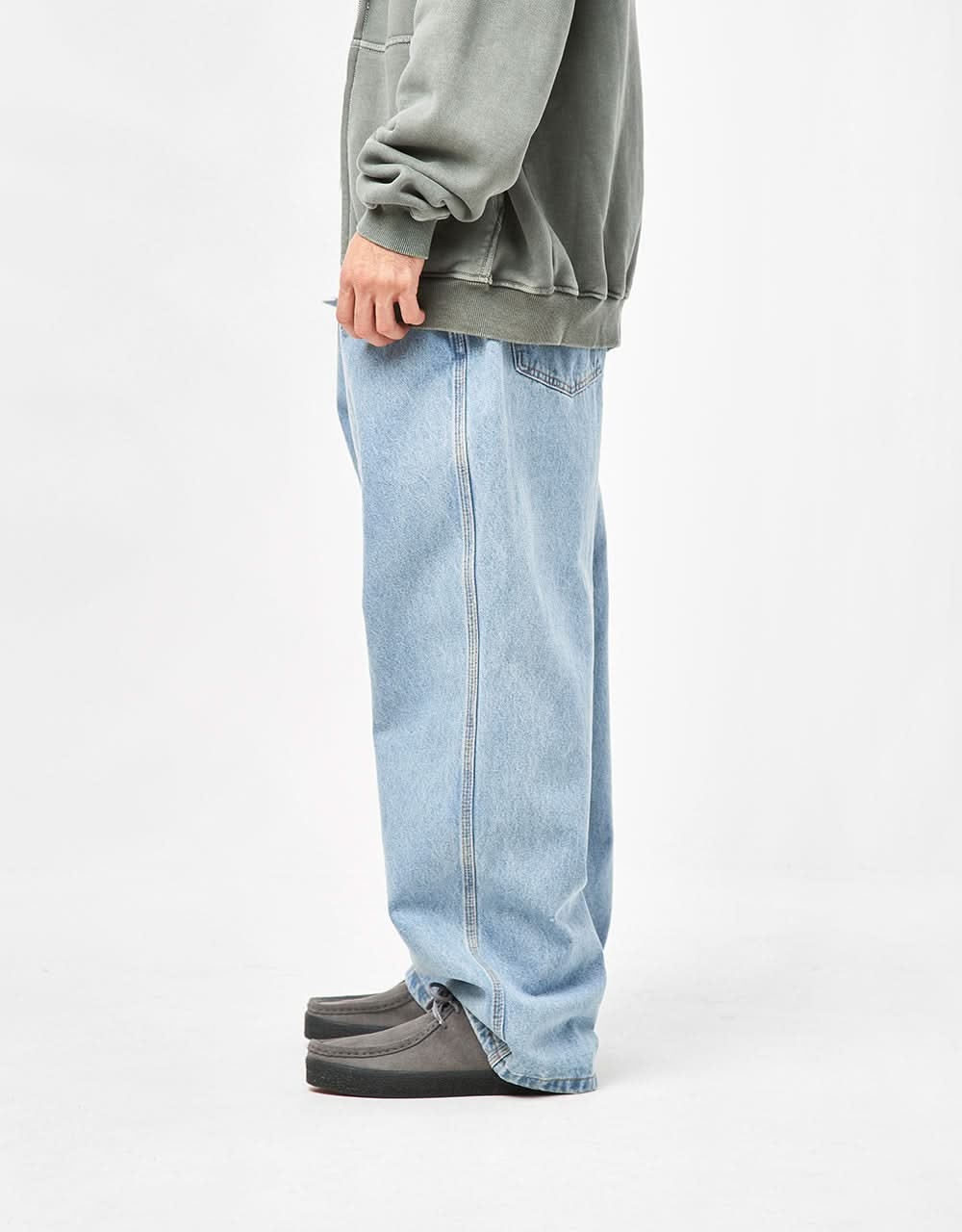 Butter Goods Lock Baggy Denim Jean - Light Indigo