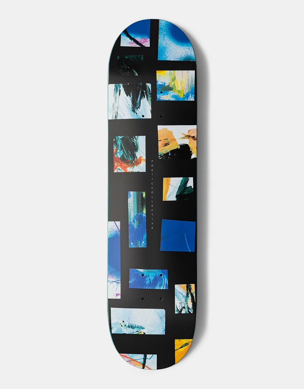 Poetic Collective Abstract Squares Skateboard Deck - 8"