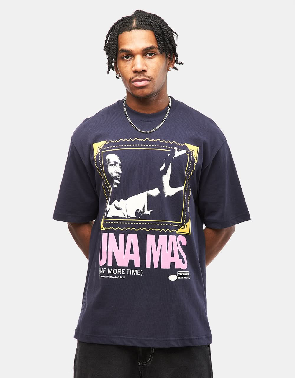 Butter Goods x Blue Note Una Mas T-Shirt - Navy