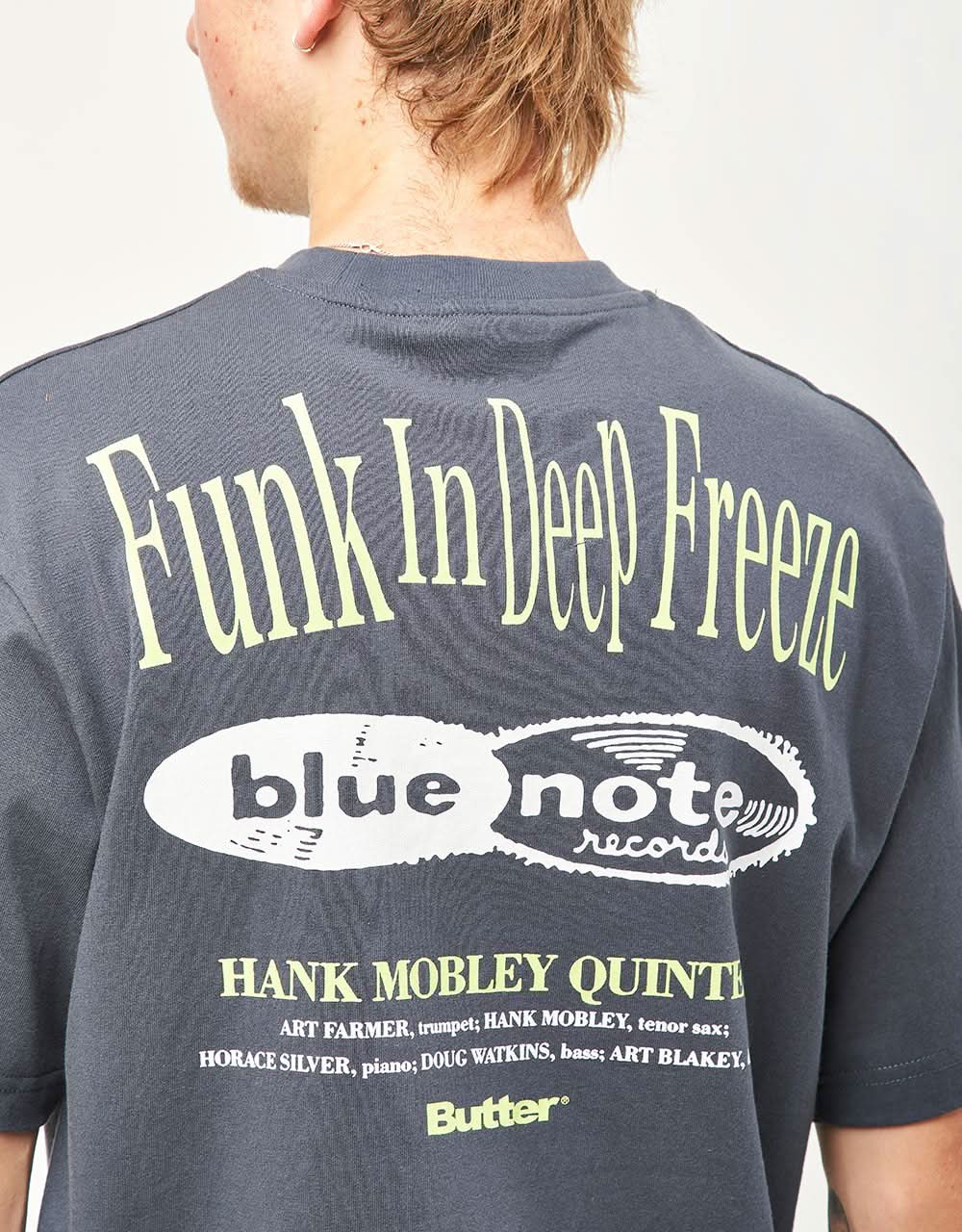 T-shirt Butter Goods x Blue Note Funk - Antracite