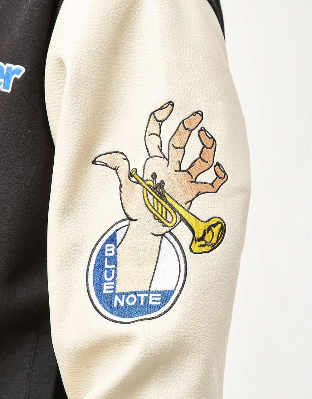 Butter Goods x Blue Note Blue Note Varsity Jacket - Navy/Cream