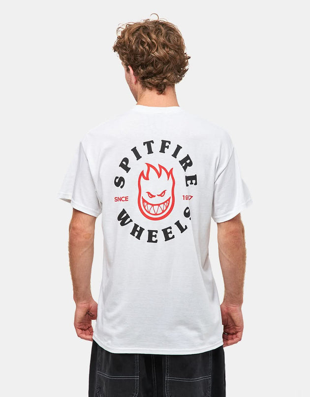 Spitfire Bighead T-Shirt Classique - Blanc/Noir