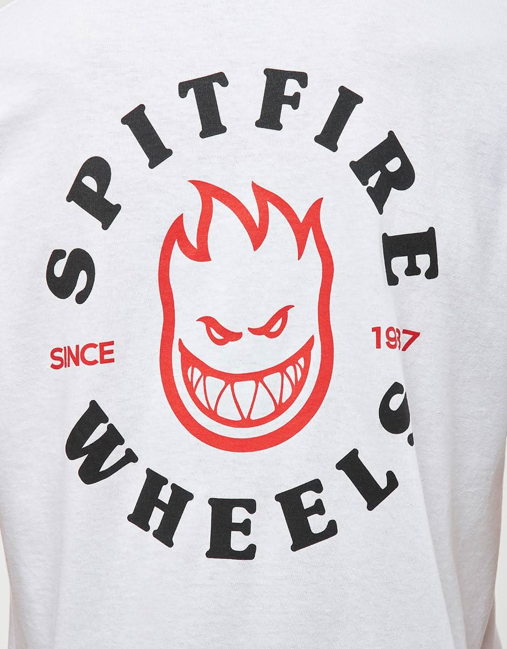 Spitfire Bighead Classic T-Shirt - White/Black