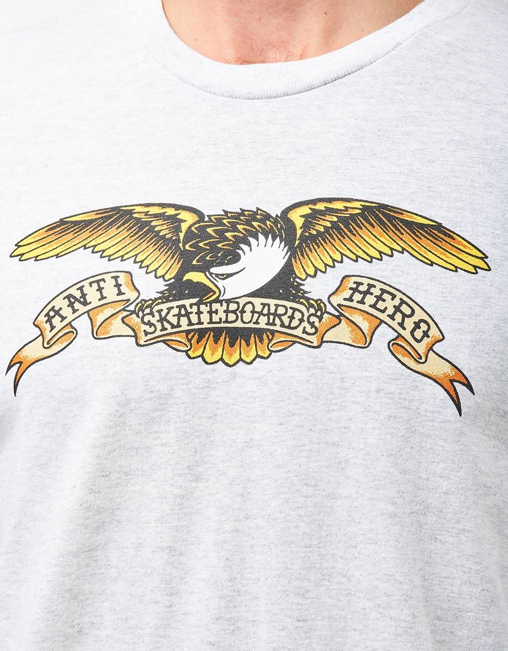 Anti Hero Eagle L/S T-Shirt - Ash/Black