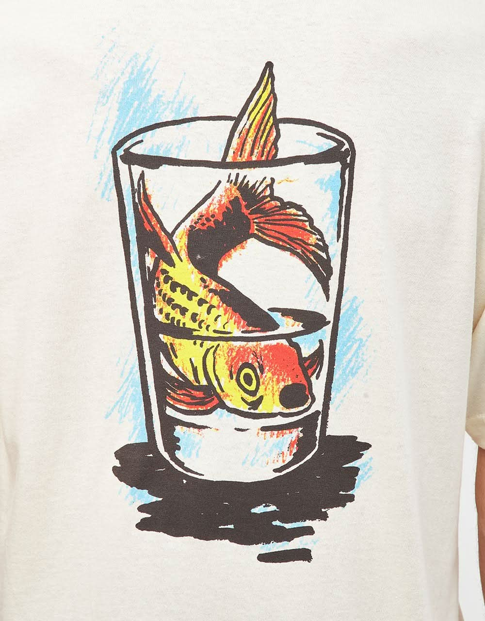 T-shirt Anti Hero Fish Bowl - Crema/Multicolore