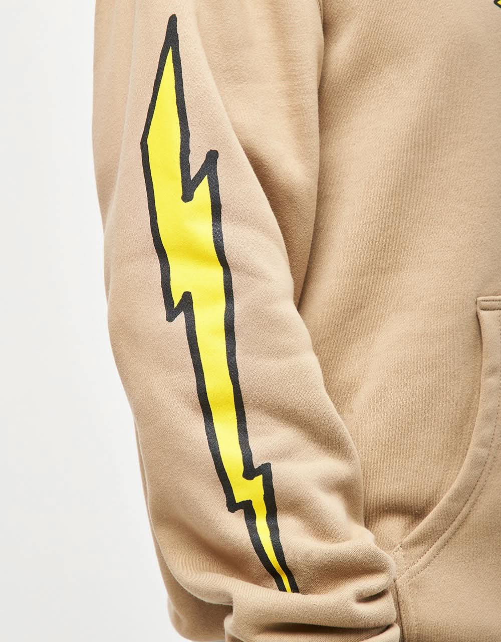 Sudadera con capucha Krooked Bird Lightening - Arenisca/Amarillo