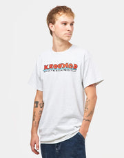 Krooked Skateboarding T-Shirt - Ash/Multi