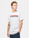 T-shirt da skateboard Krooked - Cenere/Multi