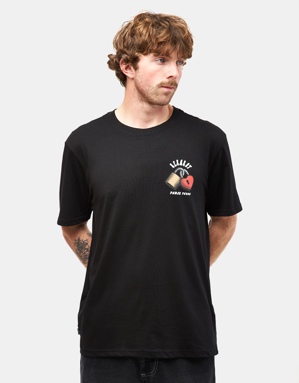 Element Lovers Lock T-Shirt - Flint Black