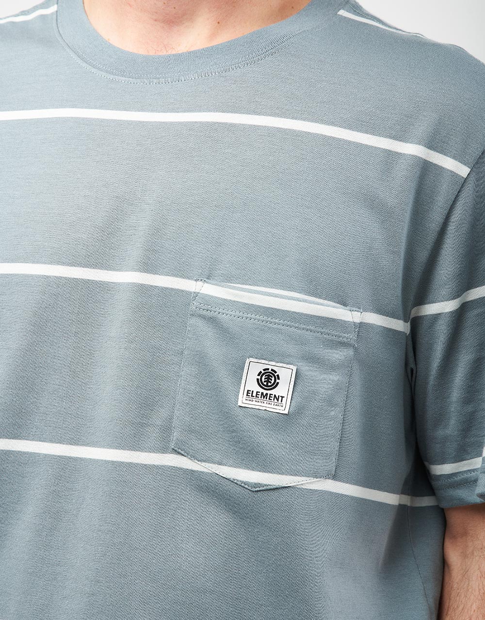 Element Basic Pocket Label T-Shirt - Tropper Stripes