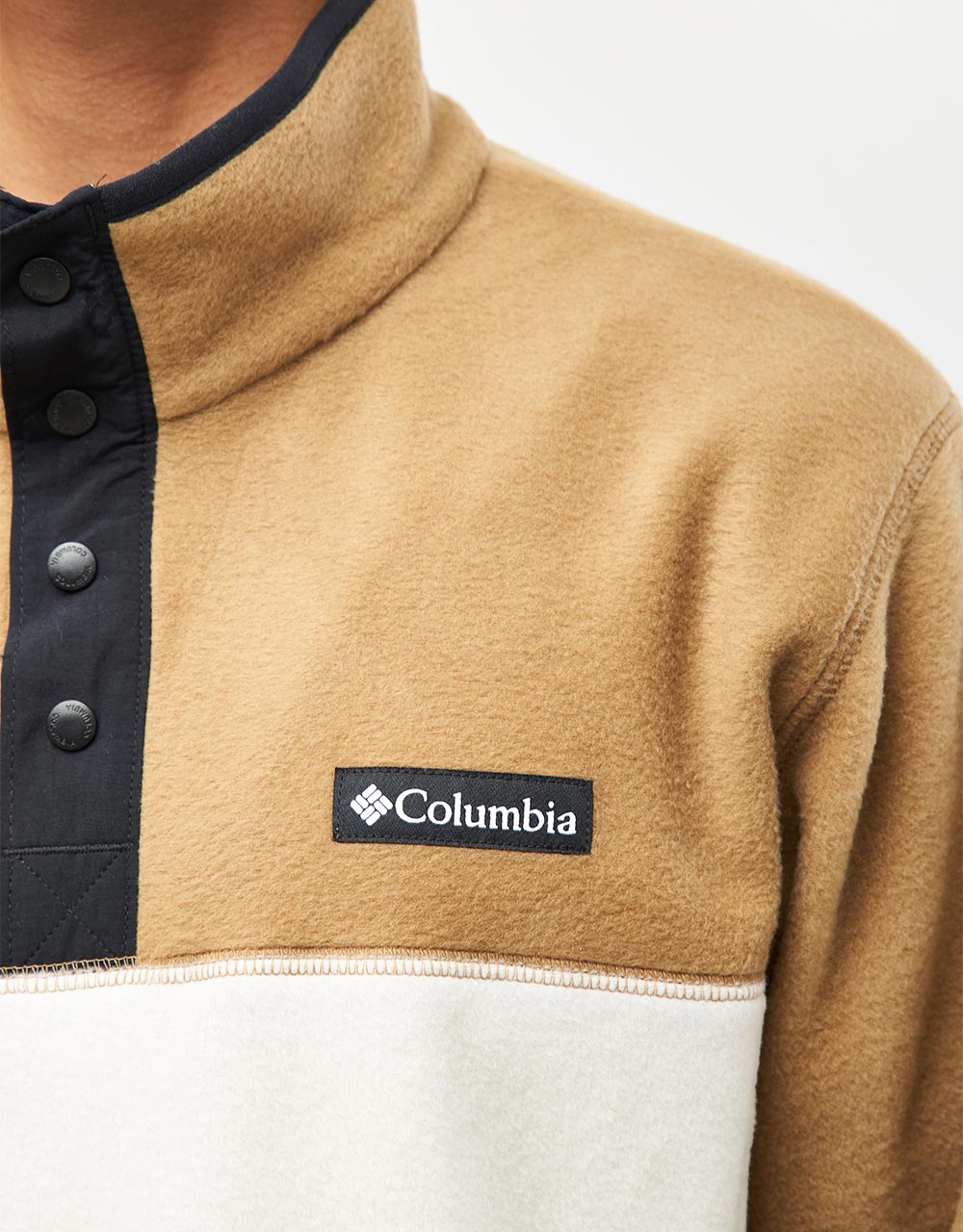 Columbia Steens Mountain™ Half Snap Fleece - Dark Stone/Delta/Black