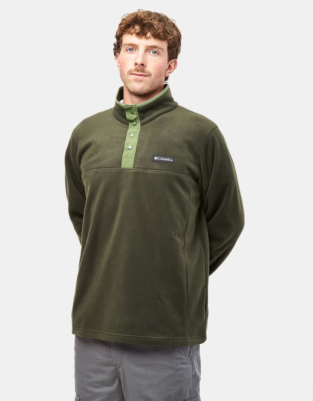 Forro polar Columbia Steens Mountain™ Half Snap - Greenscape/Canteen