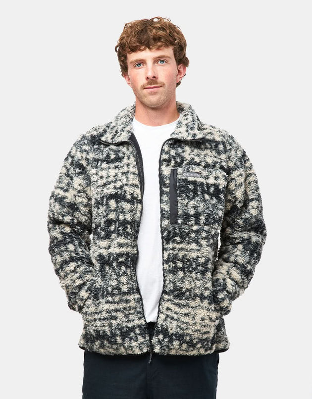 Columbia Winter Pass™ II Printed Fleece - Dark Stone Stippled Stripe