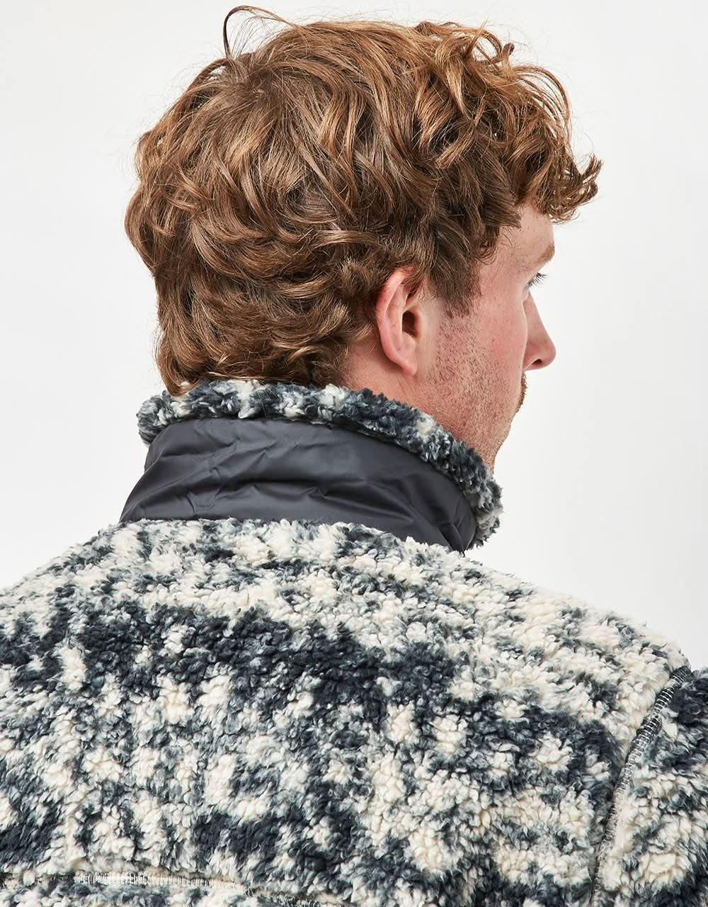 Columbia Winter Pass™ II Printed Fleece - Dark Stone Stippled Stripe