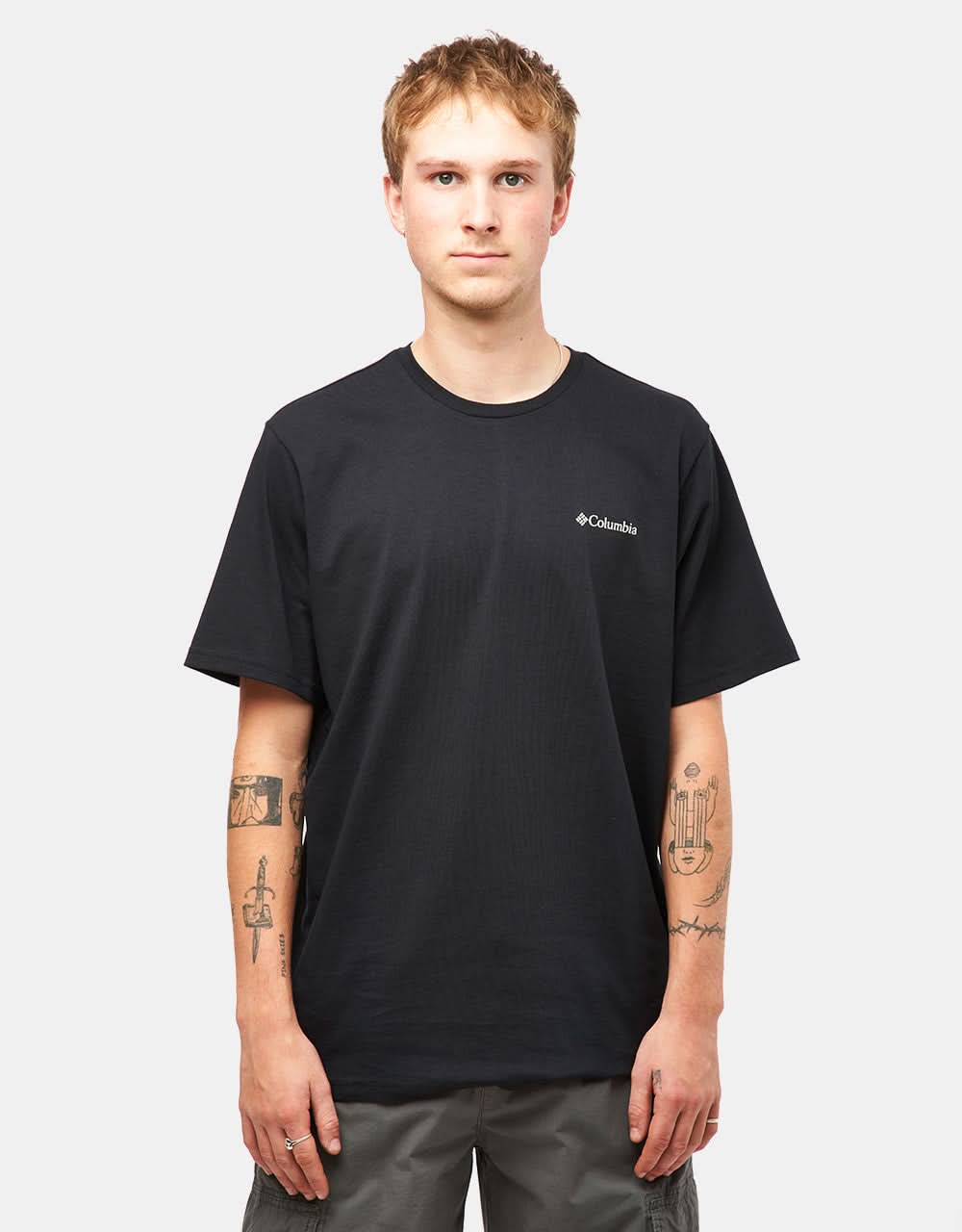 T-shirt Columbia Explorers Canyon™ - Noir/Paysage lunaire déchiré