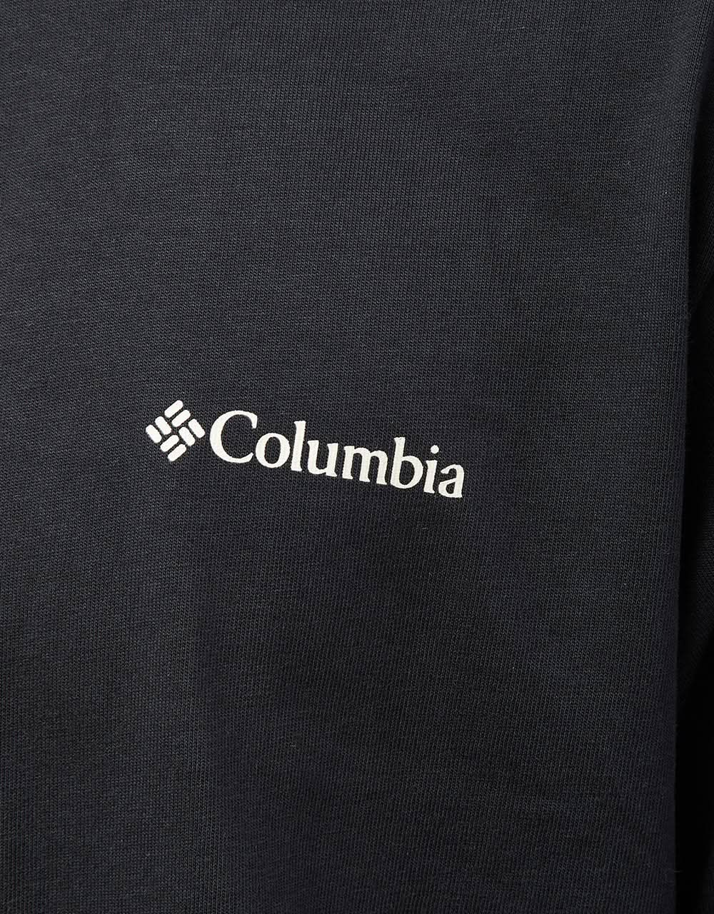 Camiseta Columbia Explorers Canyon™ - Negro/Paisaje lunar rasgado