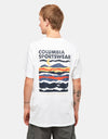 Camiseta Columbia Explorers Canyon™ - Blanco/Paisaje lunar rasgado