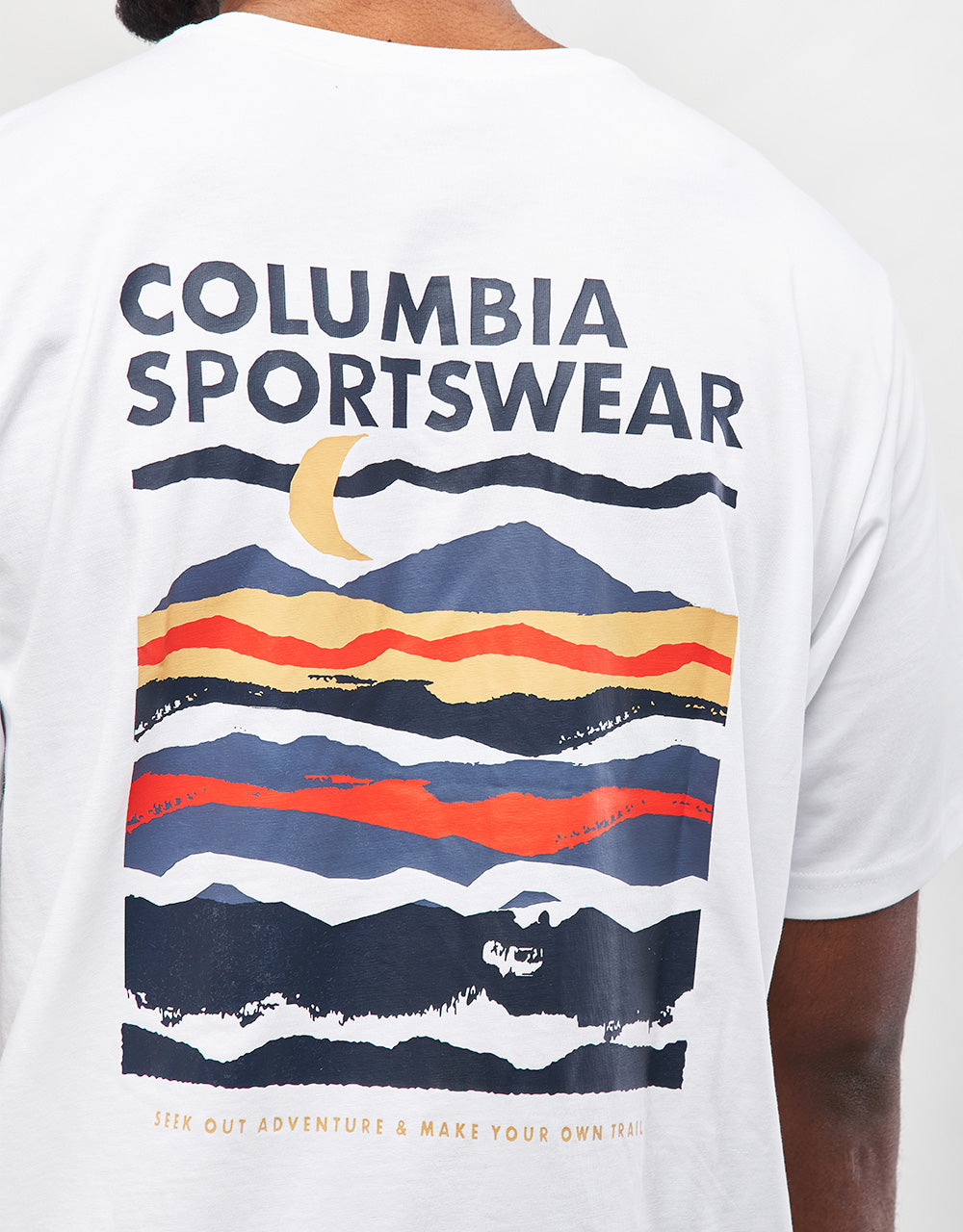 Columbia Explorers Canyon™ T-Shirt - White/Torn Moonscape