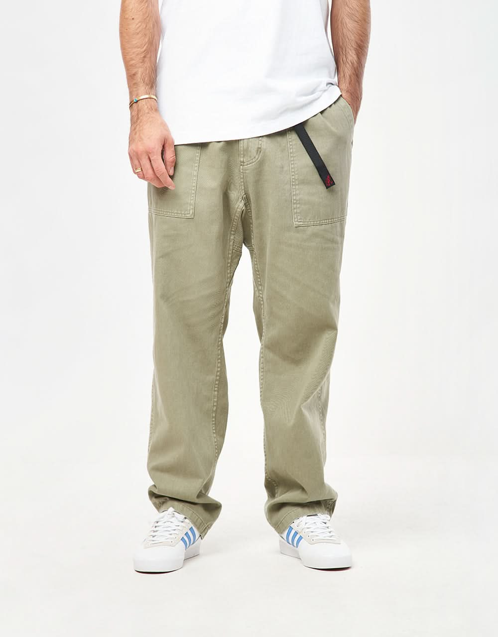 Pantalon Grammici Loose Tapered Organic Ridge - Pigment Sage Green