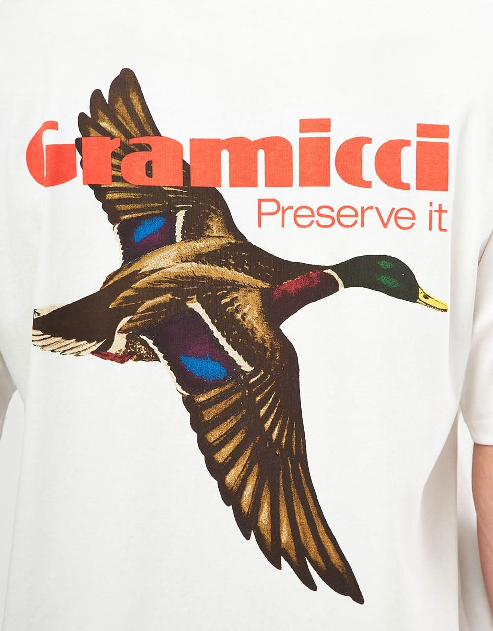 T-Shirt Bio Grammici Preserve It - Blanc