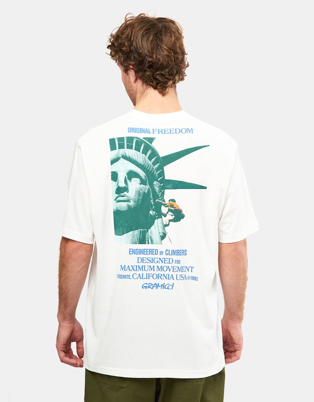 Camiseta orgánica Grammici Liberty - Blanco