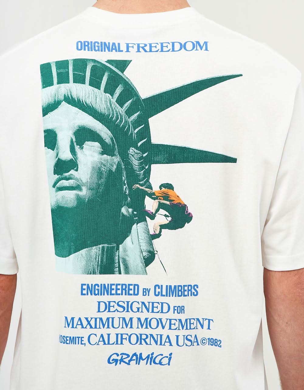 Camiseta orgánica Grammici Liberty - Blanco