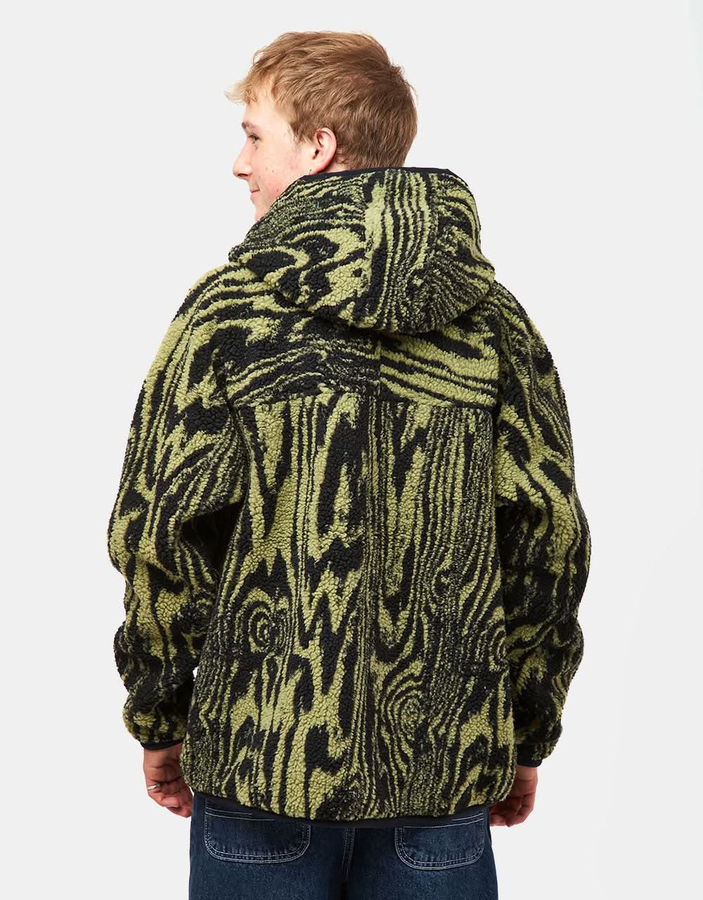 GX1000 Hooded Sherpa Jacket - Green